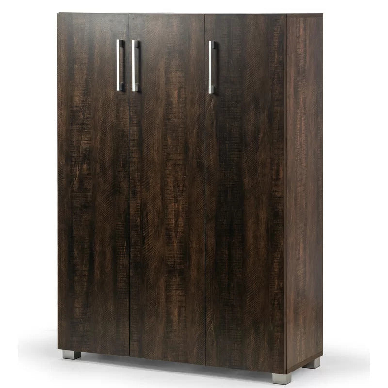 Shoe Rack: 14 Pair Shoe Storage Cabinet