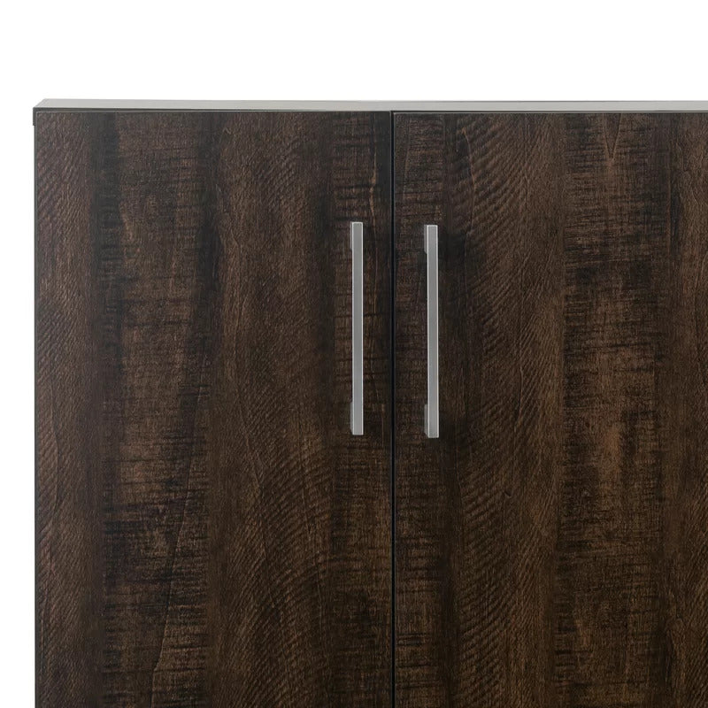 Shoe Rack: 14 Pair Shoe Storage Cabinet