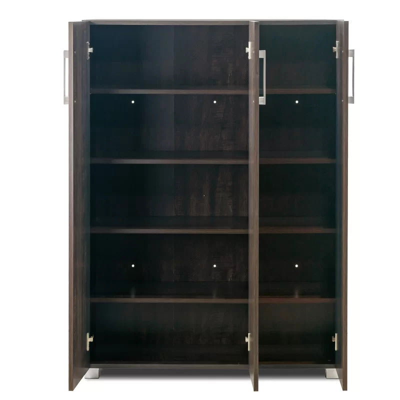 Shoe Rack: 14 Pair Shoe Storage Cabinet