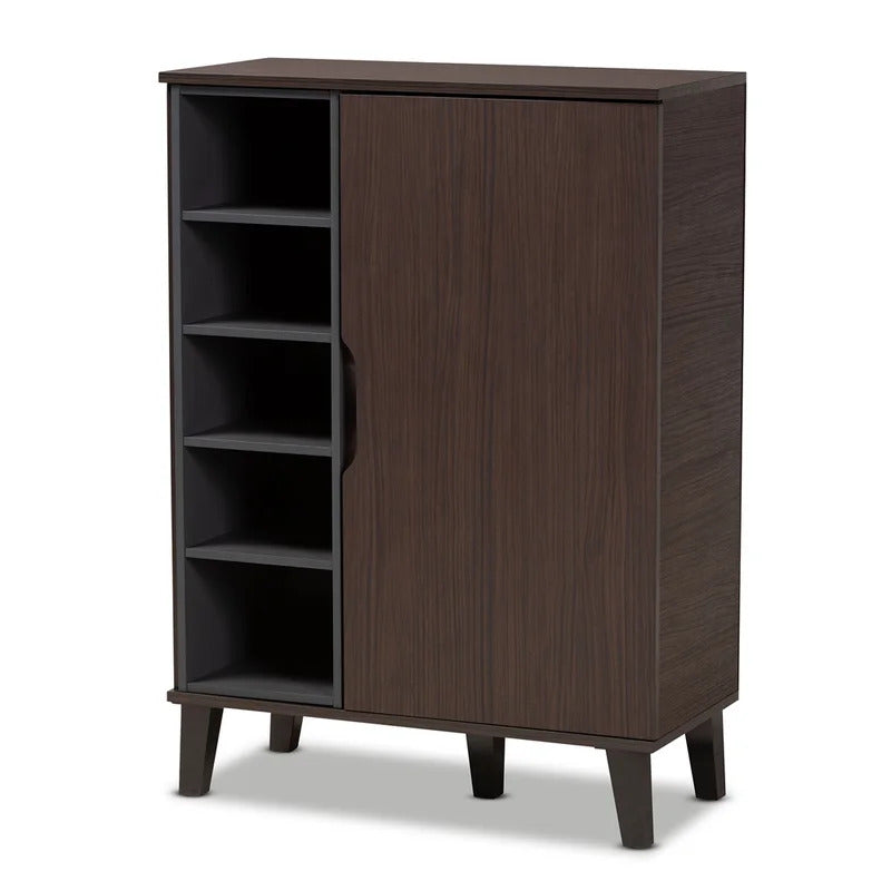 Shoe Rack: 15 Pair Shoe Storage Cabinet