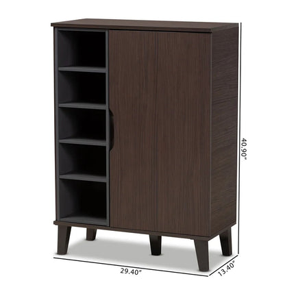 Shoe Rack: 15 Pair Shoe Storage Cabinet