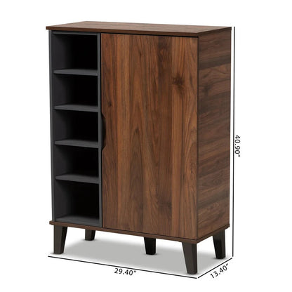 Shoe Rack: 15 Pair Shoe Storage Cabinet