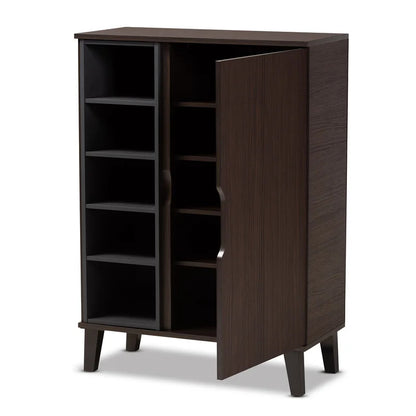 Shoe Rack: 15 Pair Shoe Storage Cabinet
