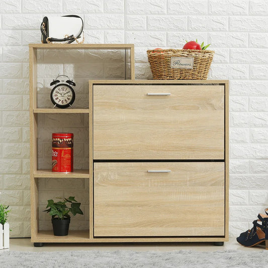 Shoe Rack: 15 Pair Shoe Storage Cabinet