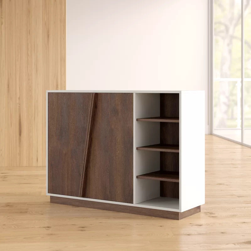 Shoe Rack: 16 Pair Shoe Storage Cabinet