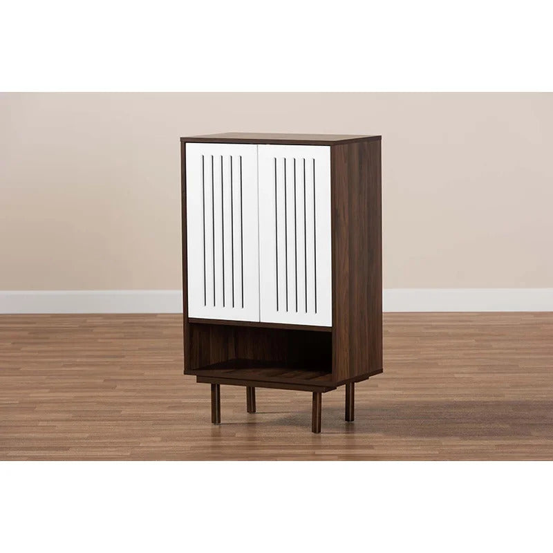 Shoe Rack: 16 Pair Shoe Storage Cabinet