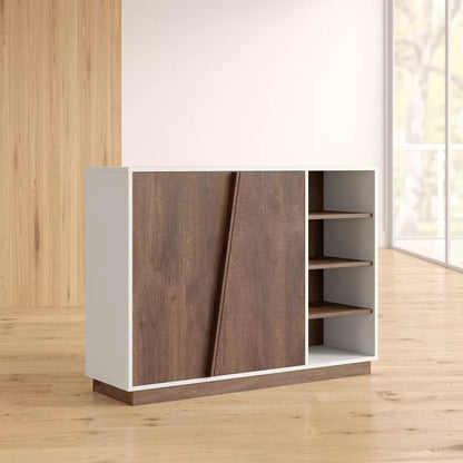 Shoe Rack: 16 Pair Shoe Storage Cabinet