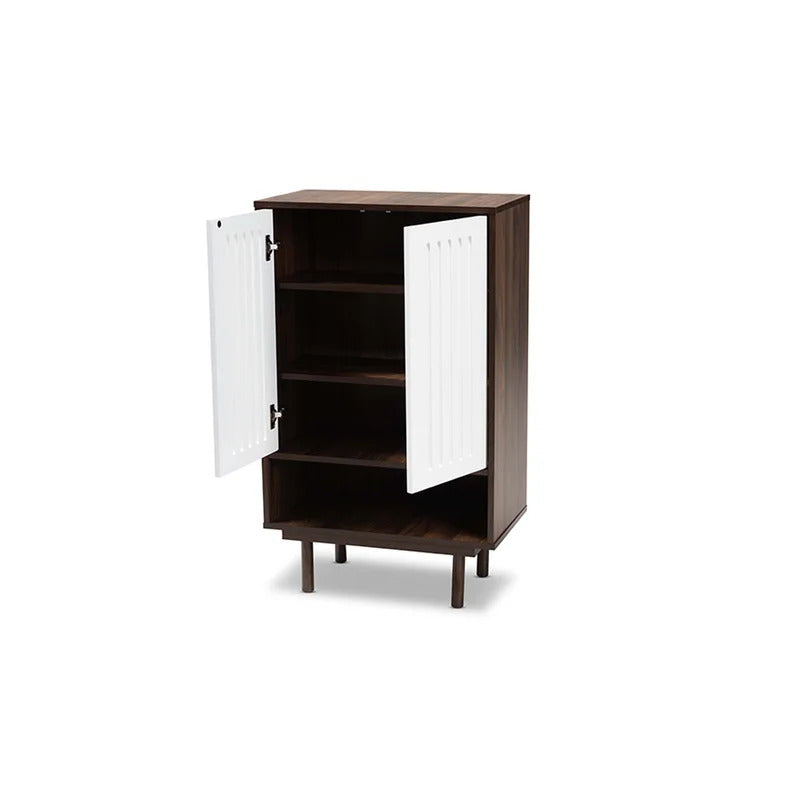 Shoe Rack: 16 Pair Shoe Storage Cabinet