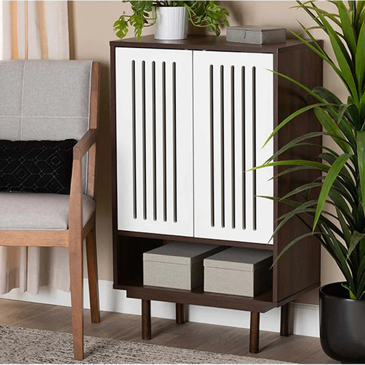 Shoe Rack: 16 Pair Shoe Storage Cabinet