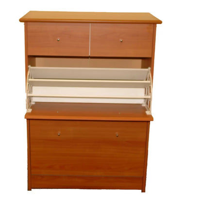 Shoe Rack: 18-Pair Shoe Storage Cabinet