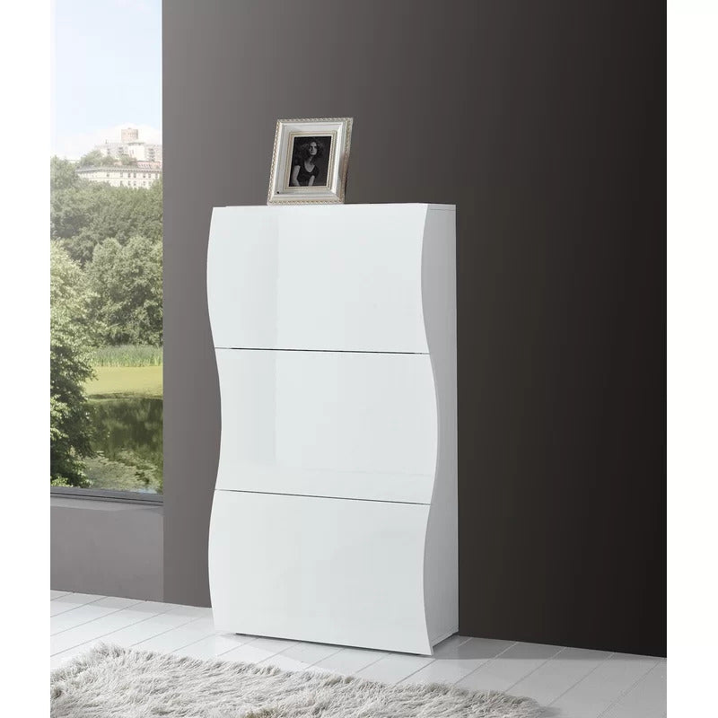 Shoe Rack: 18 Pair Shoe Storage Cabinet