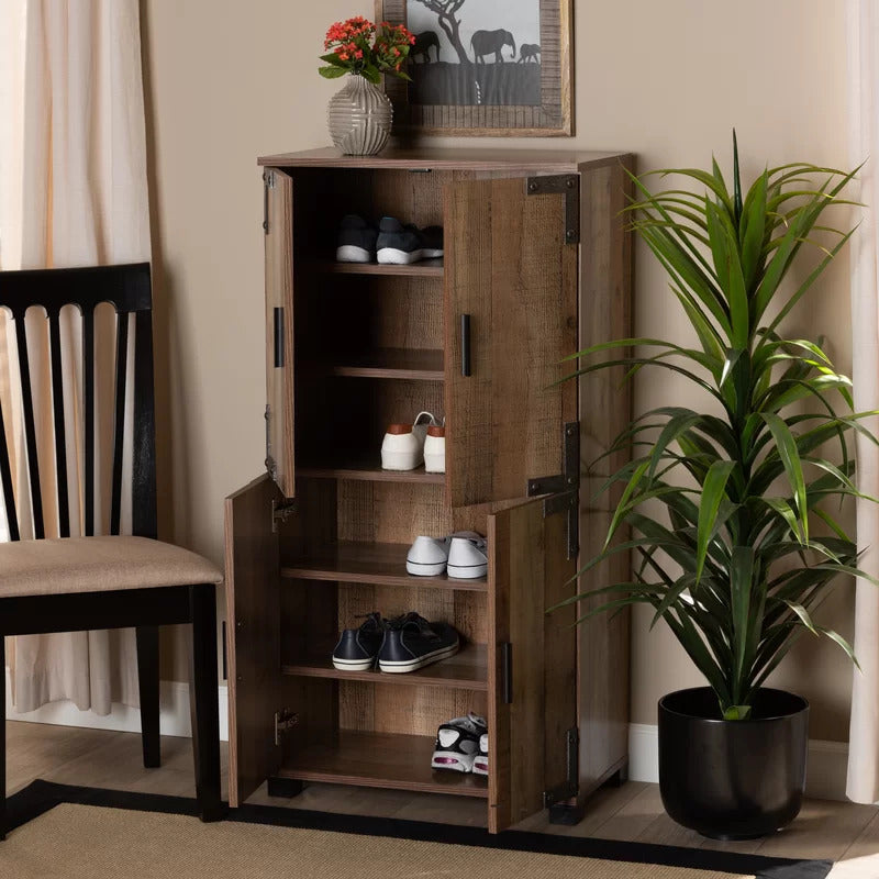 Shoe Rack: 18 Pair Shoe Storage Cabinet