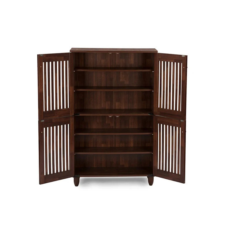 Shoe Rack: 18 Pair Shoe Storage Cabinet