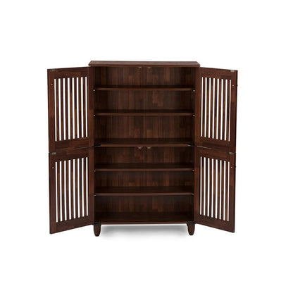 Shoe Rack: 18 Pair Shoe Storage Cabinet