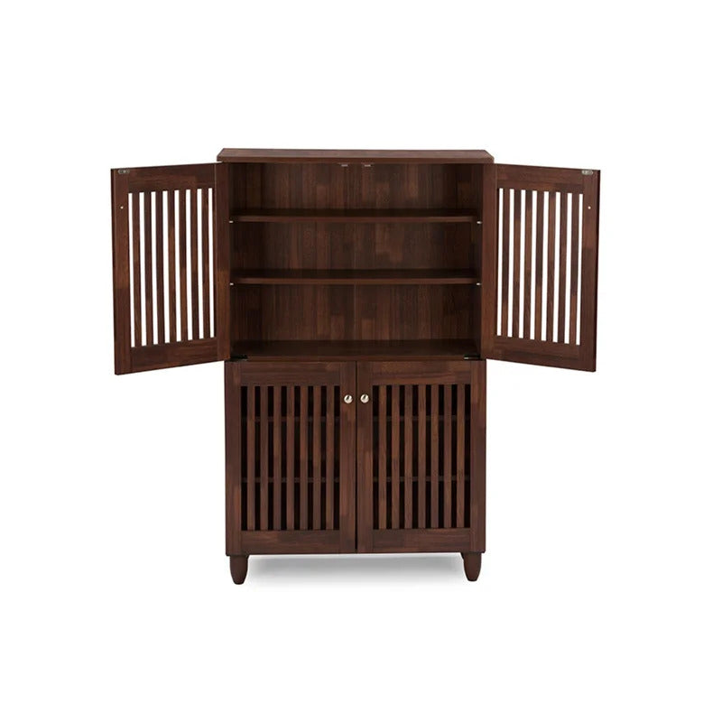 Shoe Rack: 18 Pair Shoe Storage Cabinet