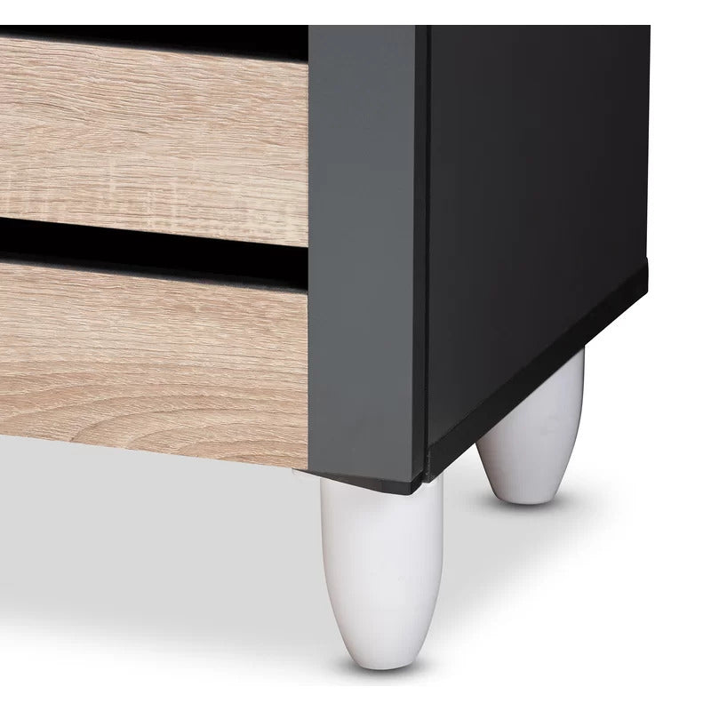 Shoe Rack: 18 Pair Shoe Storage Cabinet