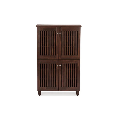 Shoe Rack: 18 Pair Shoe Storage Cabinet