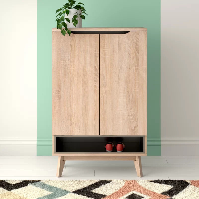 Shoe Rack: 18 Pair Shoe Storage Cabinet