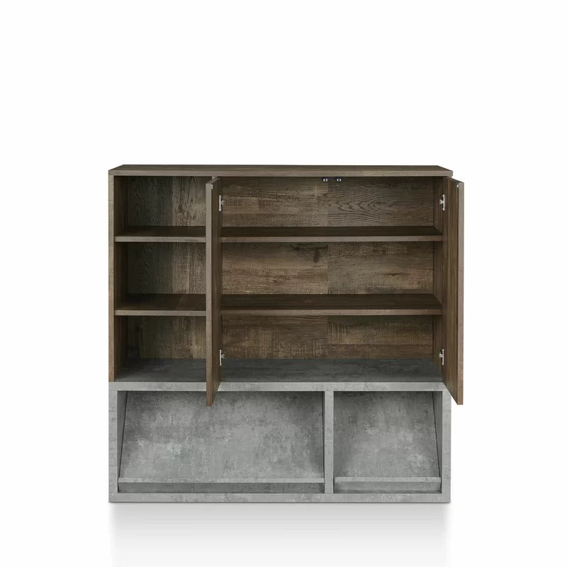 Shoe Rack: 18 Pair Stackable Shoe Storage Cabinet
