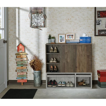 Shoe Rack: 18 Pair Stackable Shoe Storage Cabinet
