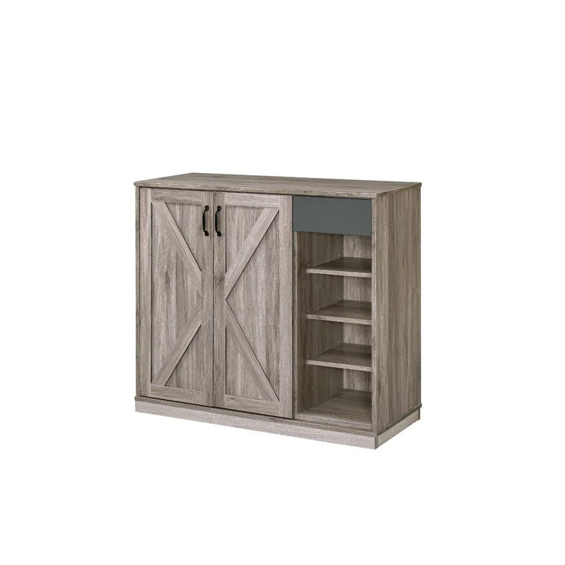 Shoe Rack: 19 Pair Shoe Storage Cabinet