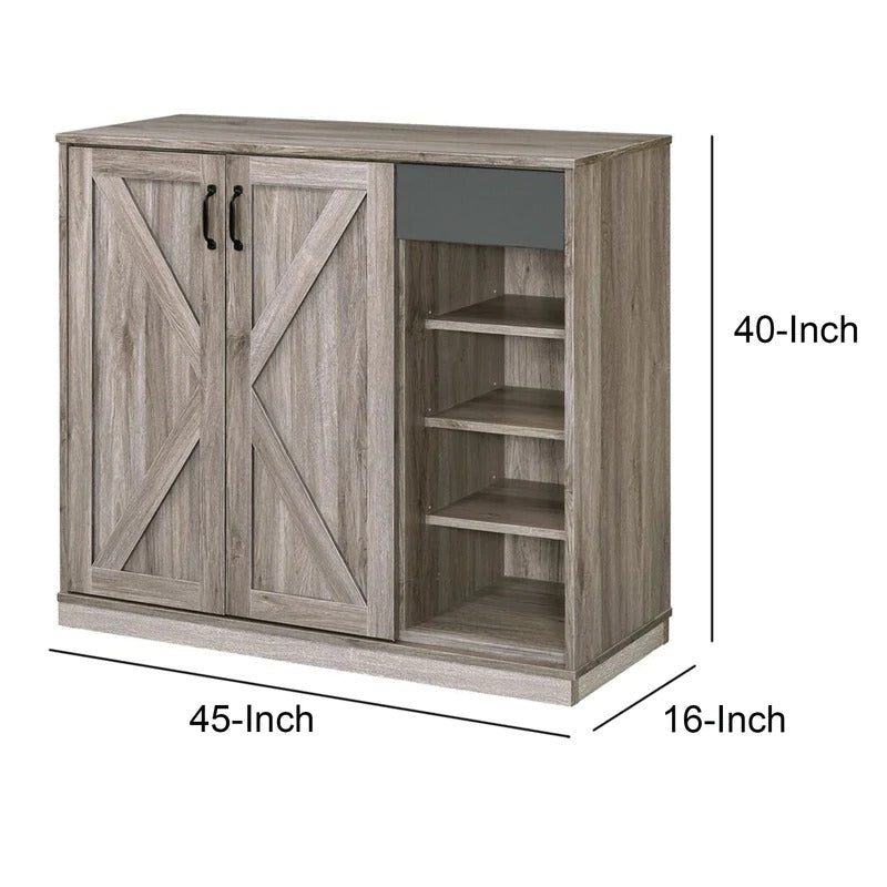 Shoe Rack 19 Pair Shoe Storage Cabinet