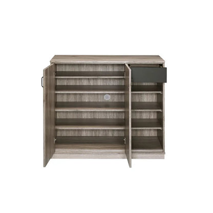 Shoe Rack: 19 Pair Shoe Storage Cabinet