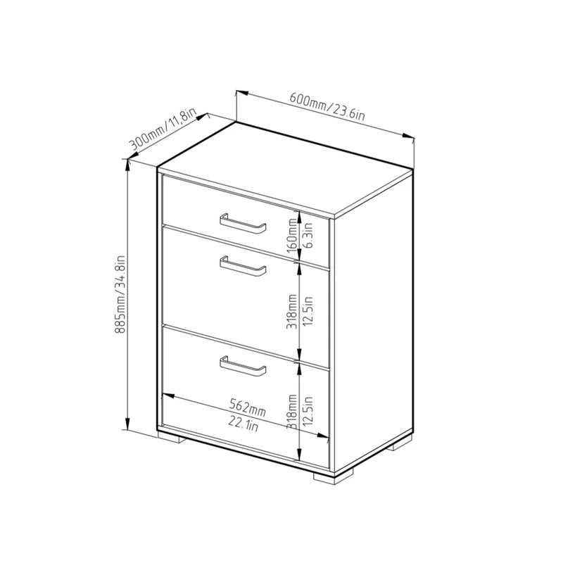 Shoe Rack: 21 Pair Shoe Storage Cabinet