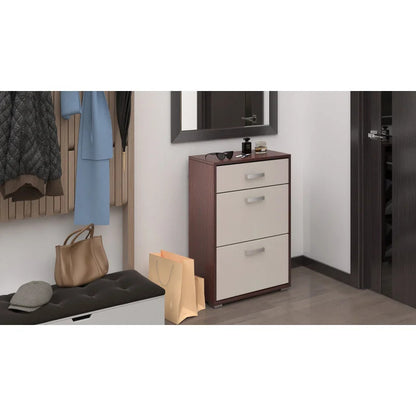 Shoe Rack: 21 Pair Shoe Storage Cabinet