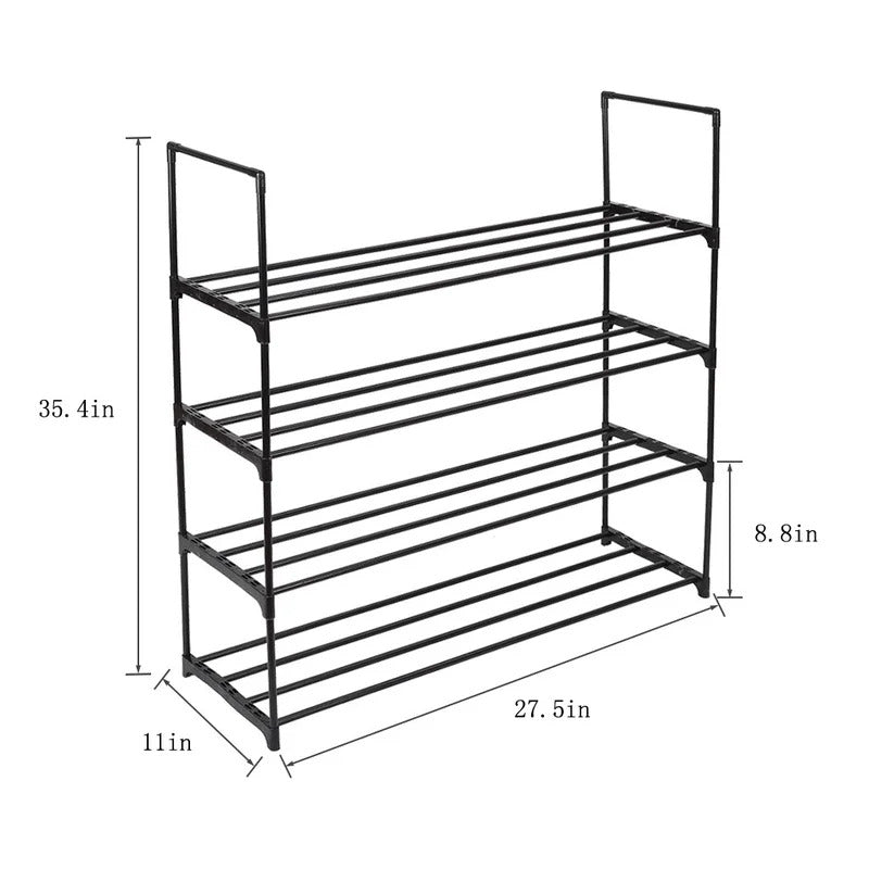 Shoe Rack: 4-Layer Storage Rack