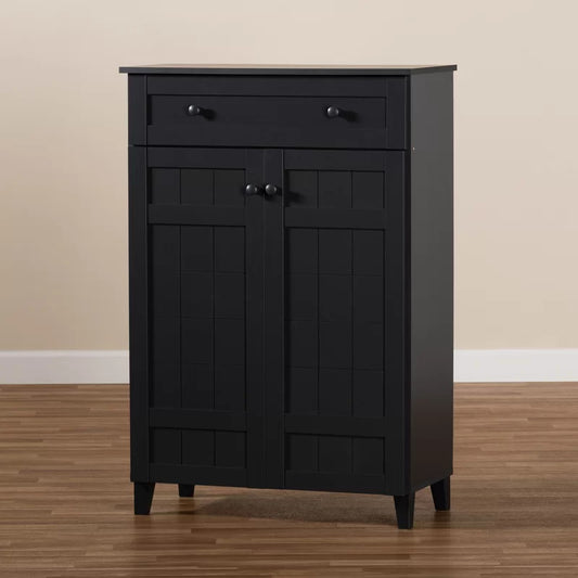 Shoe Rack: Modern and Contemporary 15 Pair Shoe Storage Cabinet