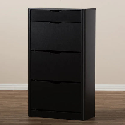 Shoe Rack: Modern and Contemporary 18 Pair Shoe Storage Cabinet