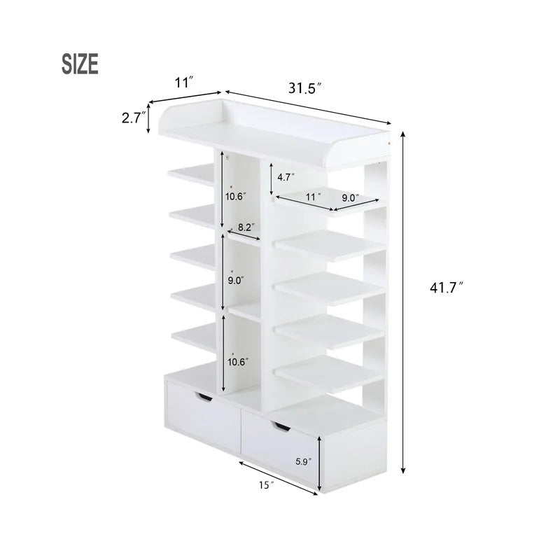 Shoe Rack: Multi-Storey Shoe Rack Organizer With Drawer