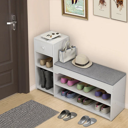 Shoe Rack: Storage Stool Fashion Sofa Bench Change Shoe Bench Shoe Rack