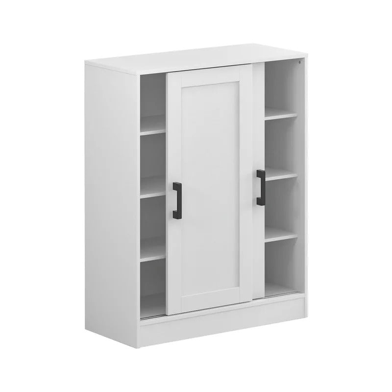 Shoe Rack: Two Sliding Door Shoe Cabinets