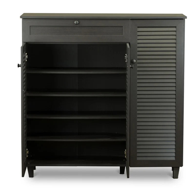 Shoe Rack: Wood Shoe Storage Cabinet
