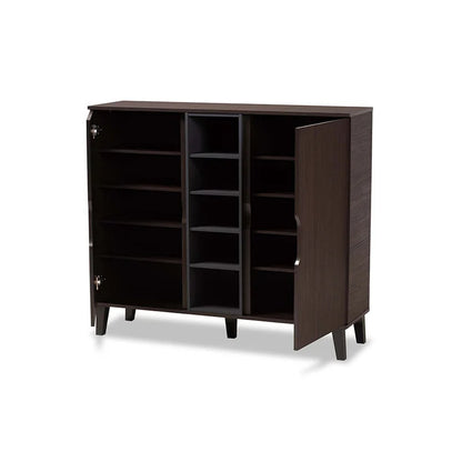 Shoe Rack: Wooden Shoe Storage Cabinet
