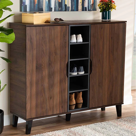 Shoe Rack: Wooden Shoe Storage Cabinet