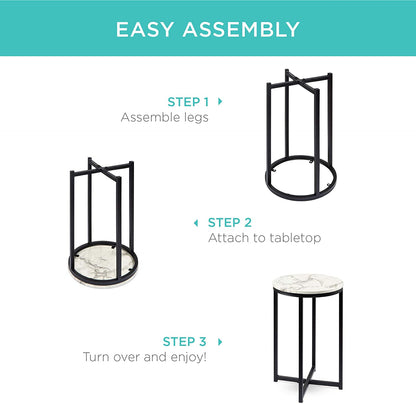 Side Table : Modern Small Accent Home Decor for Living Room, Dining Room