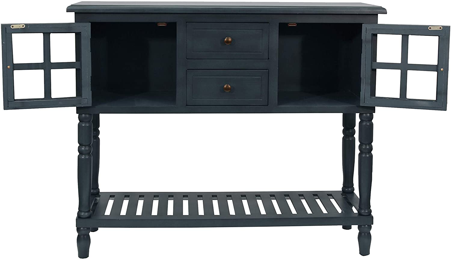 Side Tables Accent Table, Antique Navy 
