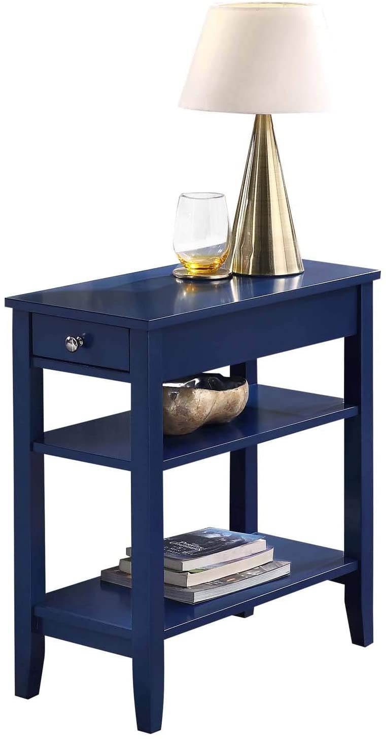 Side Tables : American Heritage Three Tier End Table with Drawer