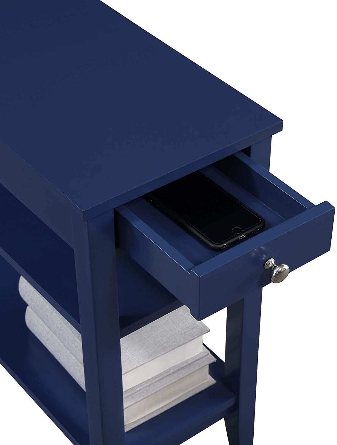 Side Tables : American Heritage Three Tier End Table with Drawer