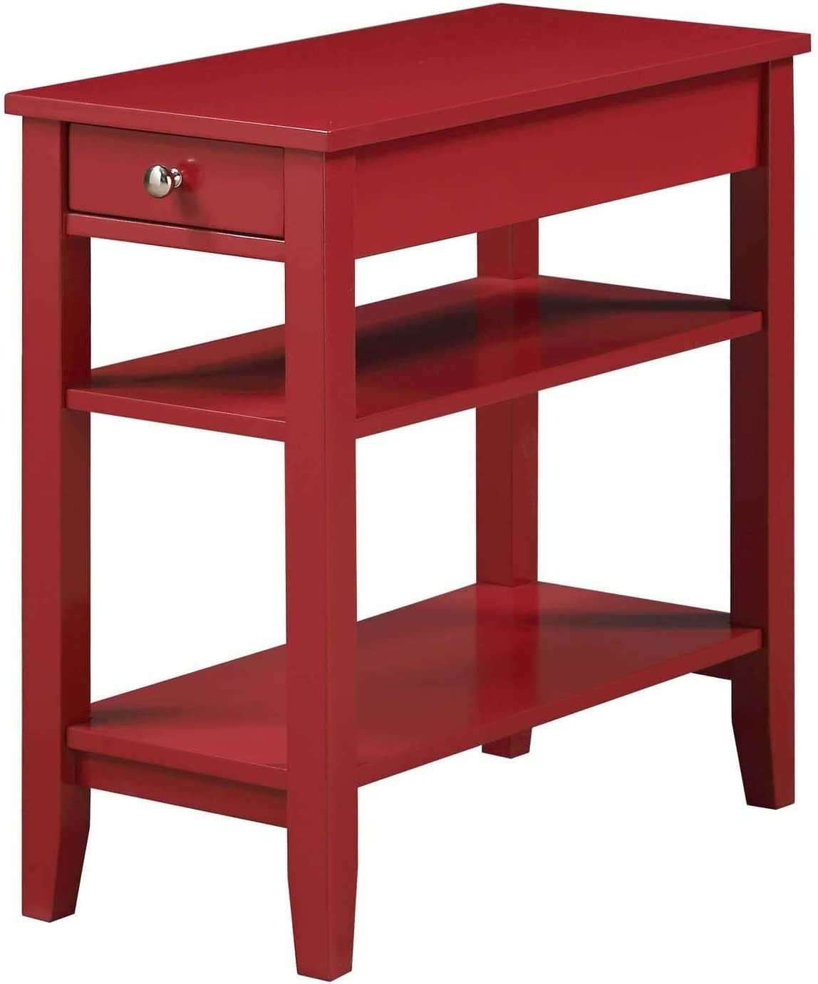 Side Tables : American Heritage Three Tier End Table with Drawer