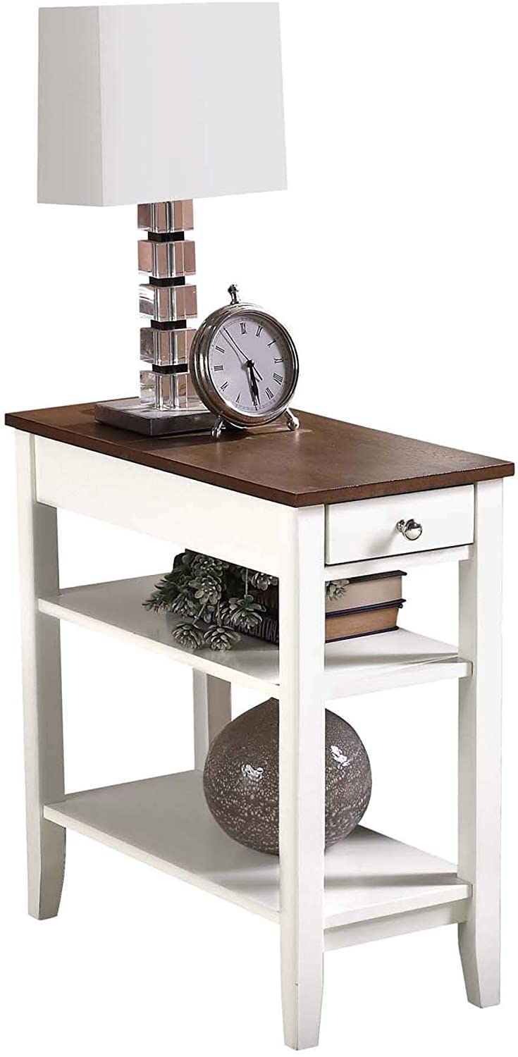 Side Tables : American Heritage Three Tier End Table with Drawer