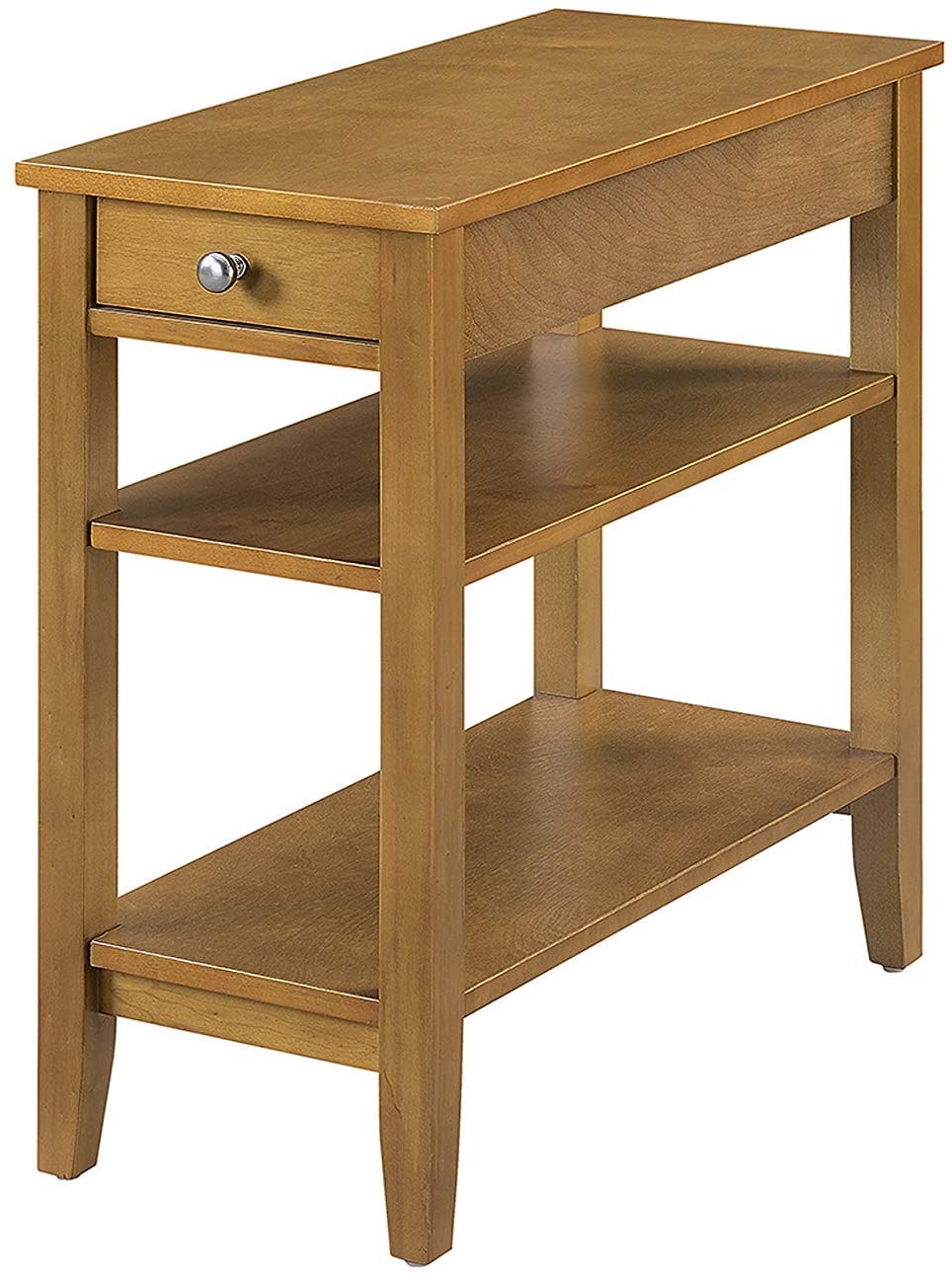 Side Tables : American Heritage Three Tier End Table with Drawer