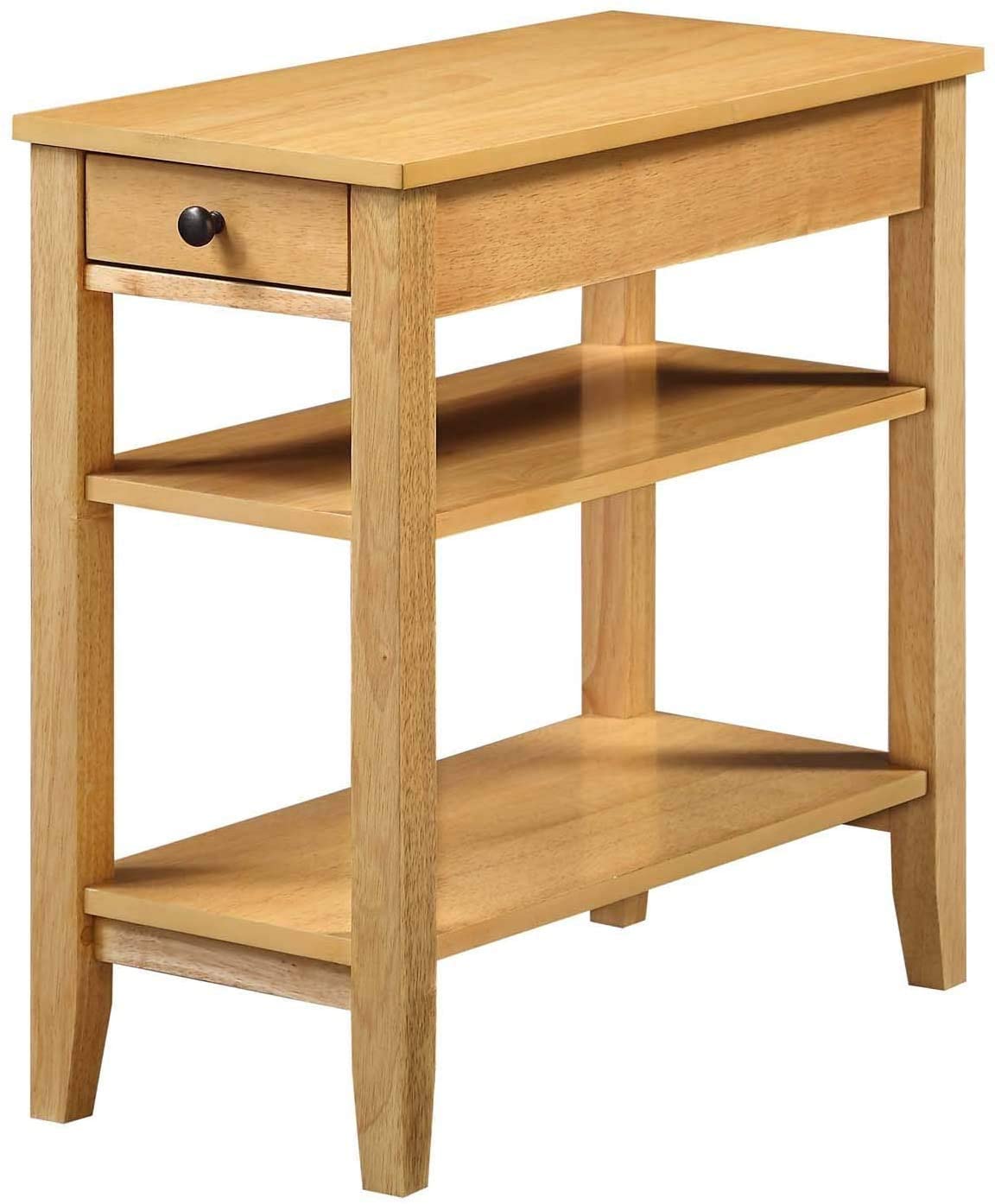 Side Tables : American Heritage Three Tier End Table with Drawer