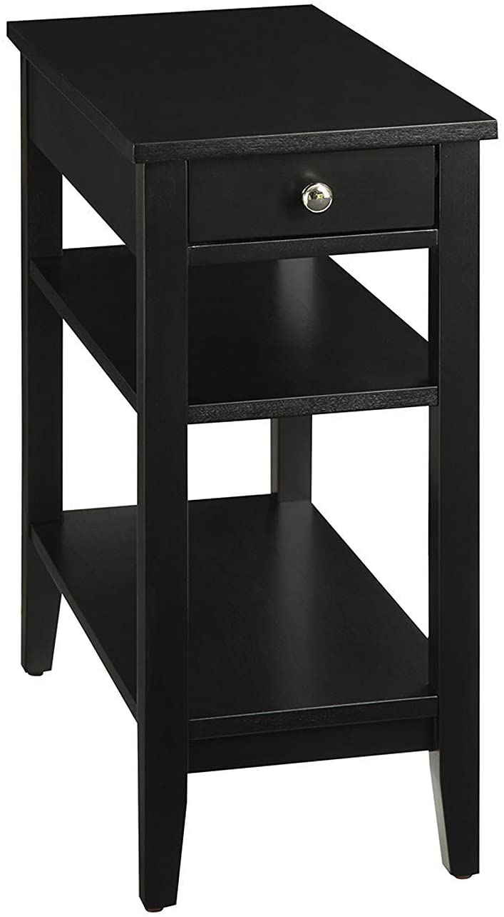 Side Tables : American Heritage Three Tier End Table with Drawer