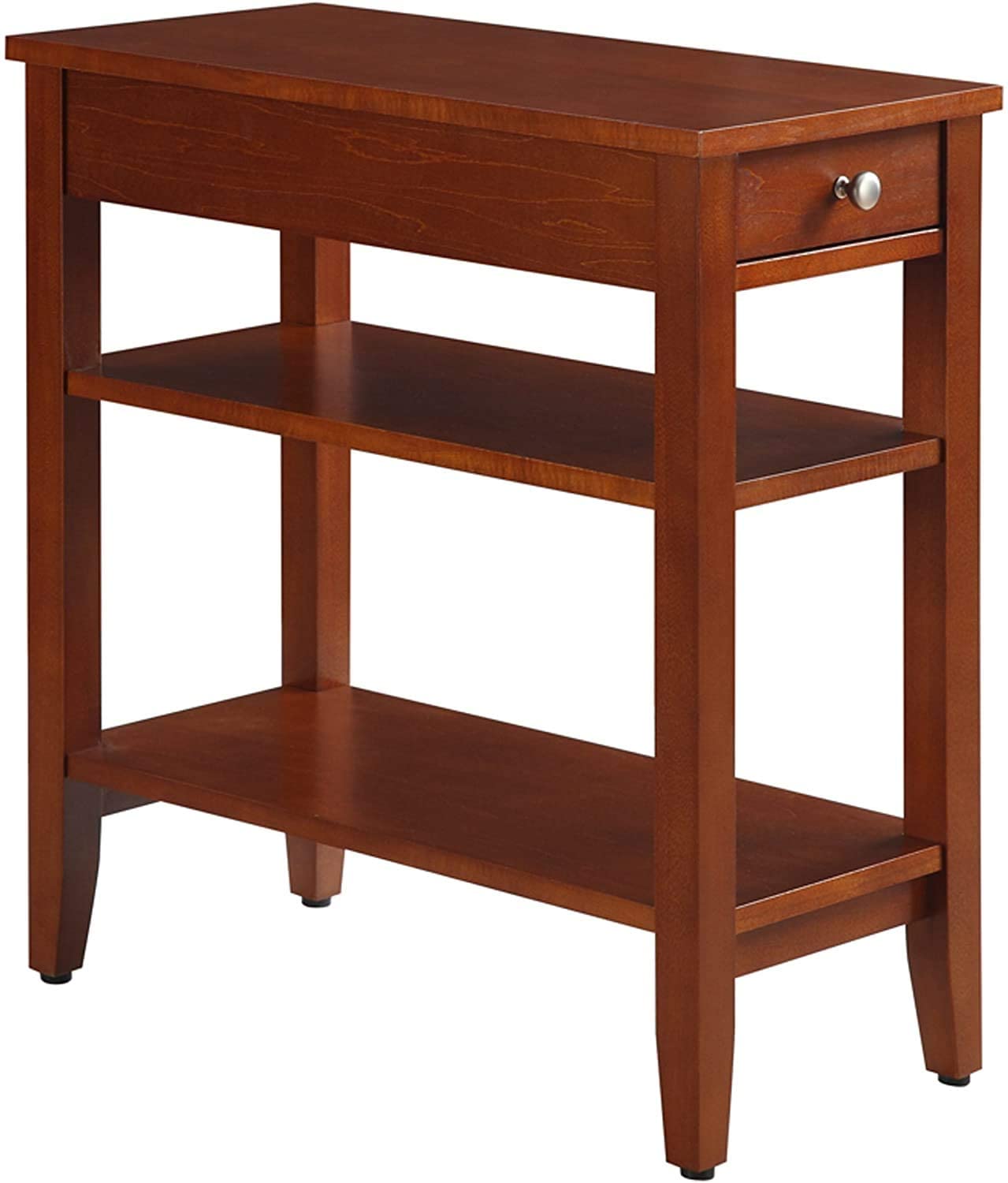 Side Tables : American Heritage Three Tier End Table with Drawer
