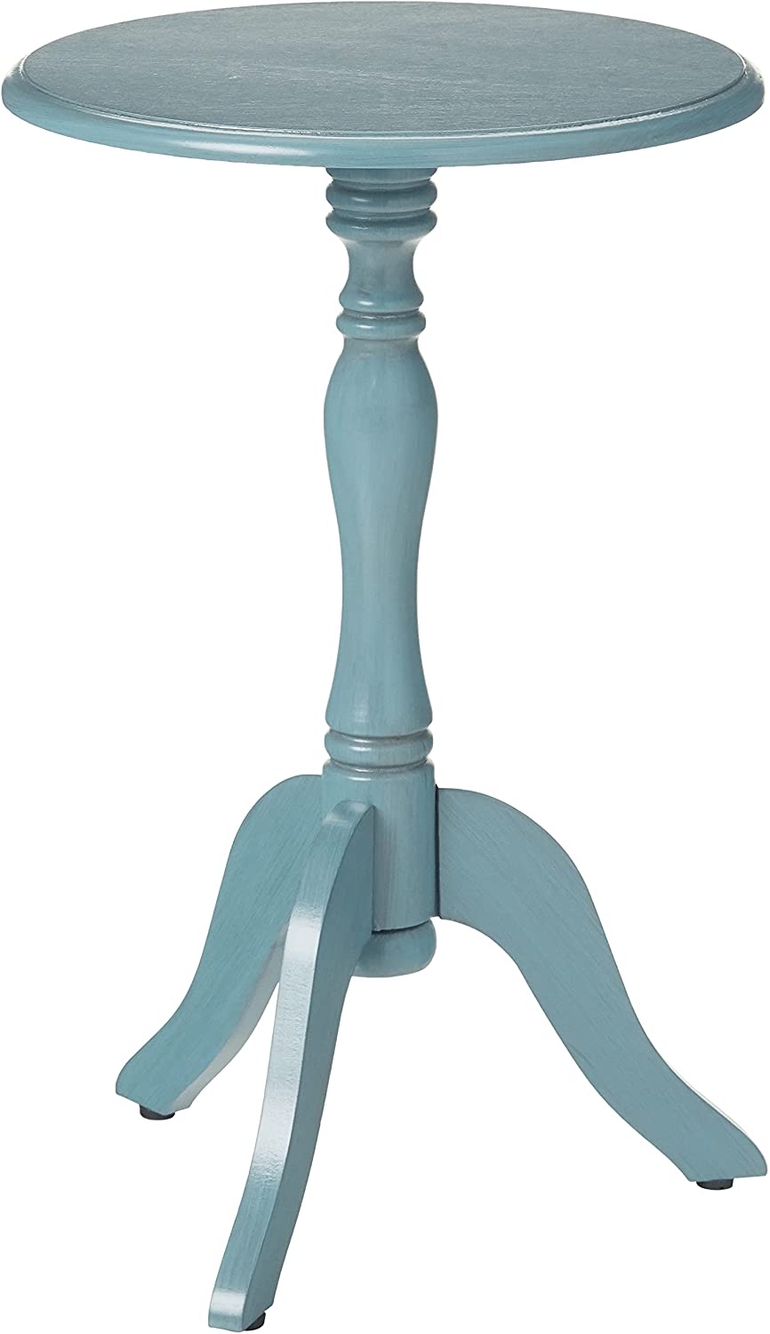 Side Tables: Antique Pedestal Accent Table