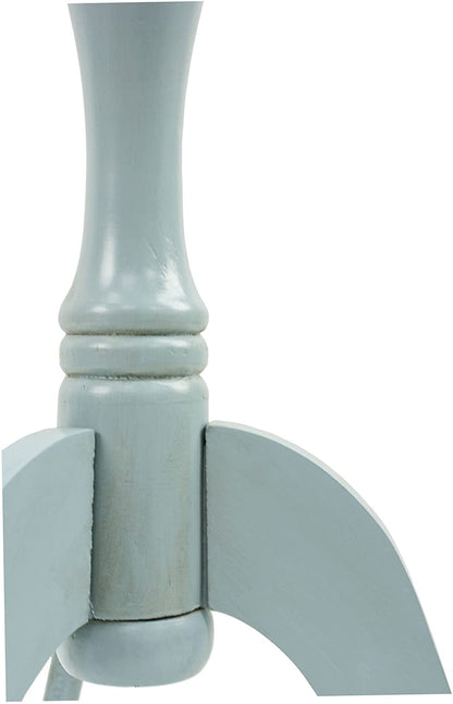 Side Tables: Antique Pedestal Accent Table